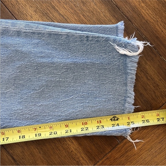 Madewell Jeans Womens Size 32 The Perfect Vintage Jean Distressed Blue - Picture 10 of 11